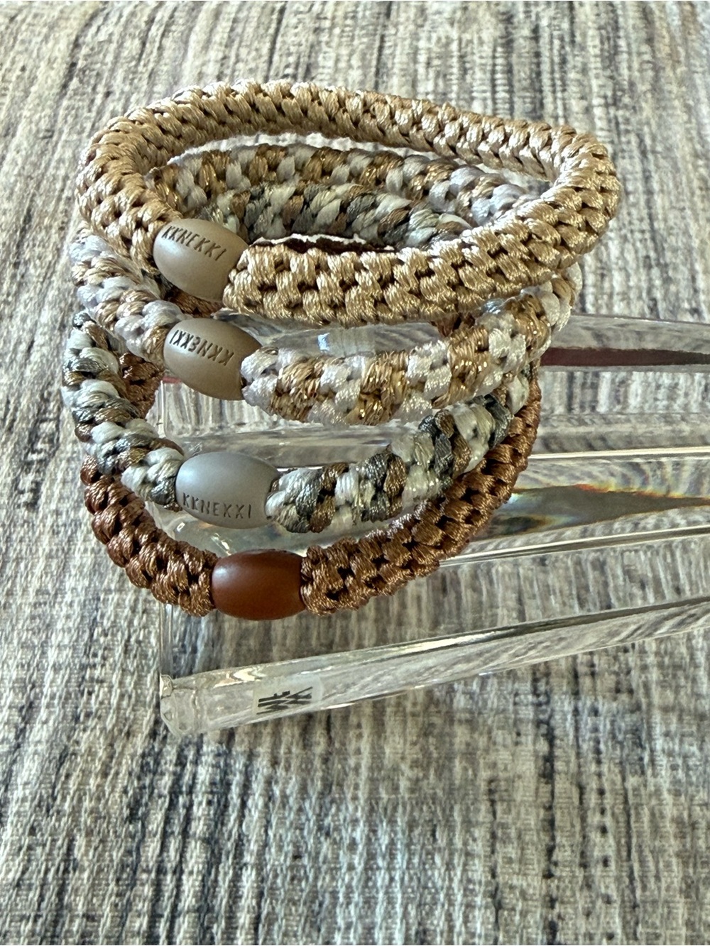 Authentic original KKNEKKI Hair Ties - Set of 4